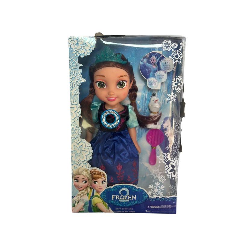 Boneca Anna Frozen 2 Com Som E Luz Musical 33Cm De Altura - Joi